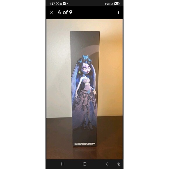 Monster High Tim Burton's Corpse Bride Emily Skullector Fashion Doll SHIPS NOW! - Picture 4 of 10